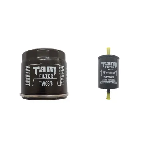 فیلتر روغن ساینا تام مدل TW 68/8 به همراه فیلتر بنزین تام