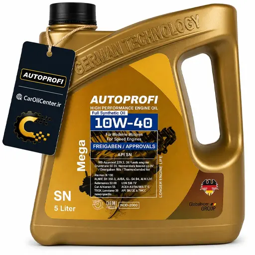 روغن موتور SN 10W-40 اتوپرفی 5 لیتری