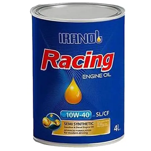 روغن موتور SL 10W-40 ایرانول ریسینگ چهار لیتری