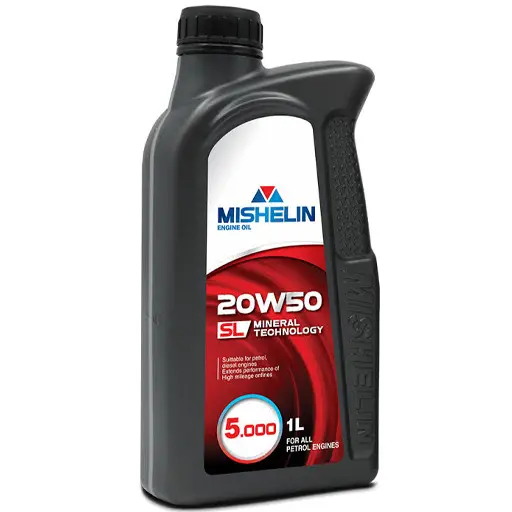 روغن موتور سیکلت 20W_50 SL میشلن 1 لیتری 