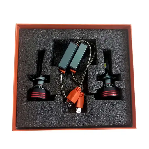 هدلایت پژو 206 کانپکس اورجینال مدل M8 Pro مناسب نور پایین و نور بالا  چیپ CSP بسته 2عددی