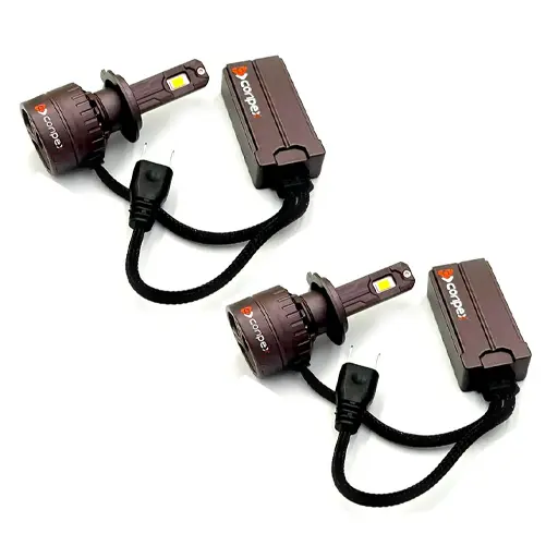 هدلایت کانپکس اورجینال فابریک پایه H1 مدل HiGH Power VX5 چیپ CSP زرد آفتابی 2 عددی