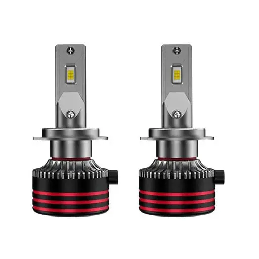 هدلایت کانپکس مدل M8 Pro MAX پایه h7 سفید یخی اصلی با چیپ جدید CSP  بسته 2 عددی