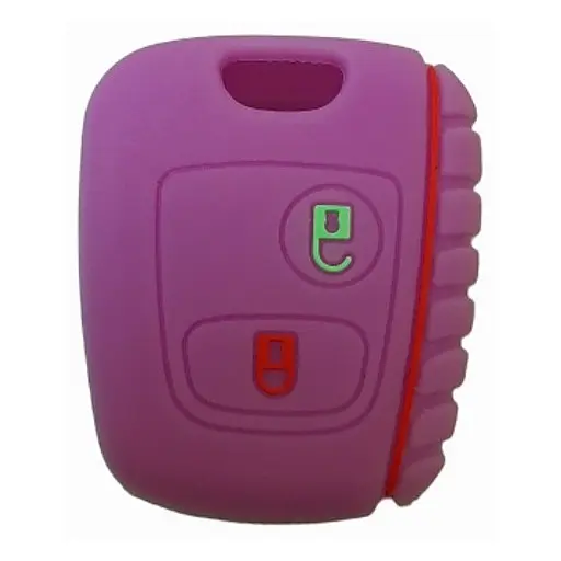 کاور سوییچ پژو 206 مدل سیلیکون فیت بنفش