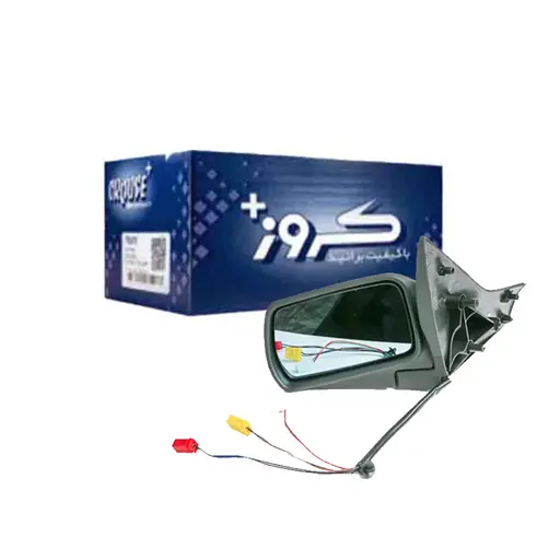 آینه بغل زانتیا کروز تنظیم برقی تاشو دستی با شیشه جدید (چپ)