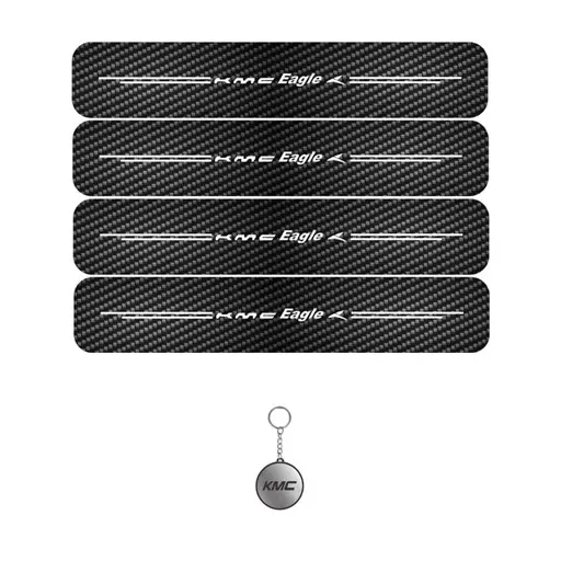 برچسب پارکابی مهدیار طرح کربن کد LCE0054 کی ام سی ایگل مجموعه 4 عددی به همراه جاکلیدی