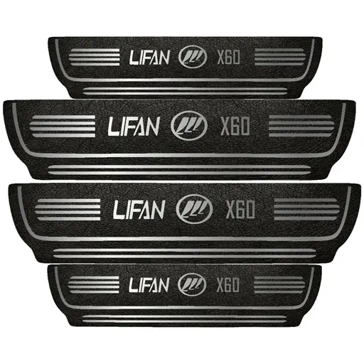 برچسب پارکابی خودرو مهدیار طرح چرم کد PKA1003 لیفانX60 بسته 4 عددی