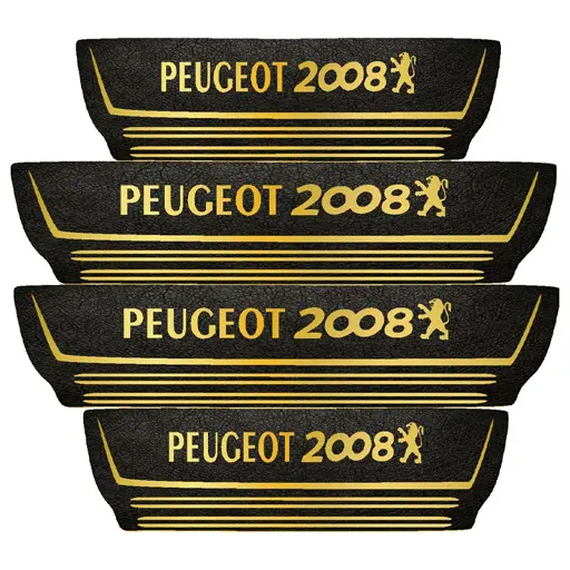 برچسب پارکابی خودرو مهدیار  کد pkT1078 پژو 2008 بسته 4 عددی