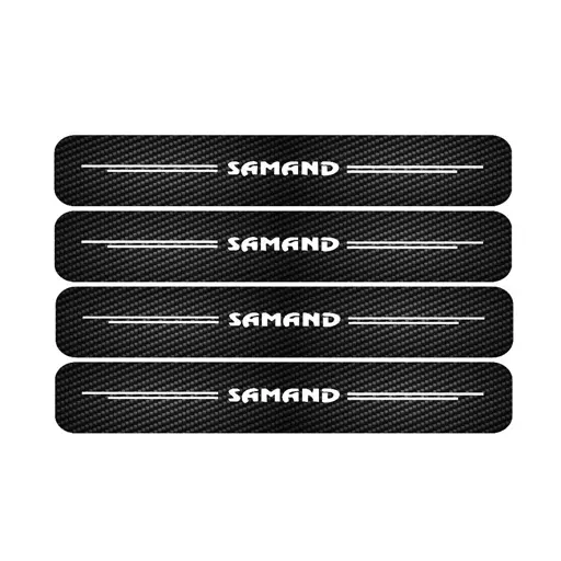 برچسب بدنه خودرو مدل پارکابی کربن کد SP143 سمند بسته 4 عددی