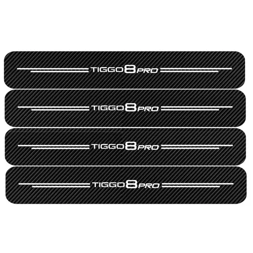برچسب پارکابی خودرو مهدیار طرح کربن کد SP167 تیگو 8 پرو بسته 4 عددی