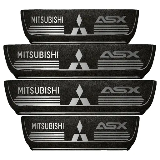 برچسب پارکابی خودرو مهدیار طرح چرم کد PKA1005 MITSUBISHI ASXبسته 4 عددی