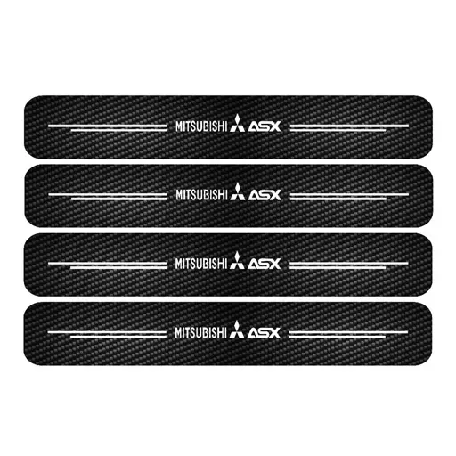 برچسب بدنه خودرو مهدیار مدل پارکابی کربن کد SP159 میتسو بیشی ASX بسته 4 عددی