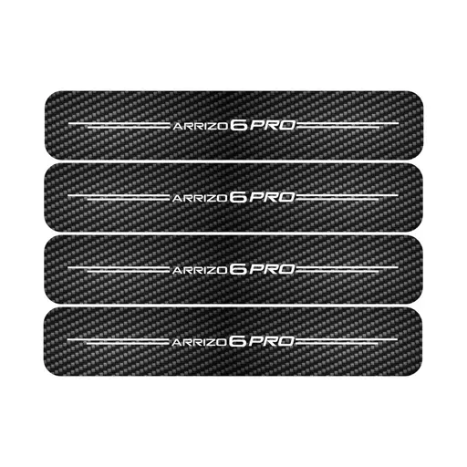 برچسب پارکابی مهدیار طرح کربن کد LCE003  آریزو 6 پرو مجموعه 4 عددی