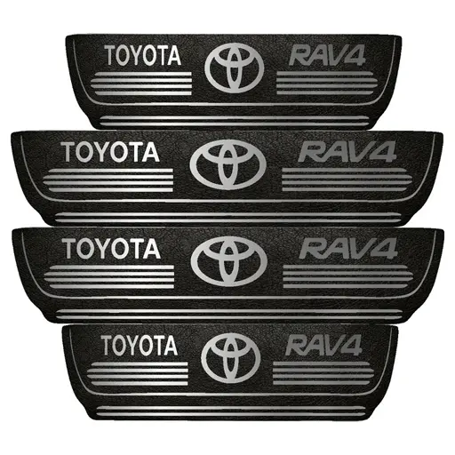 برچسب پارکابی خودرو مهدیار طرح چرم کد pka1030 تویوتا rav4 بسته 4 عددی