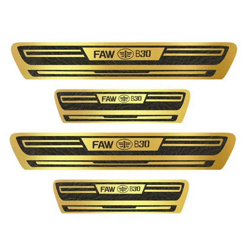 برچسب پارکابی خودرو کد A014 بسترن Faw B30 بسته 4 عددی