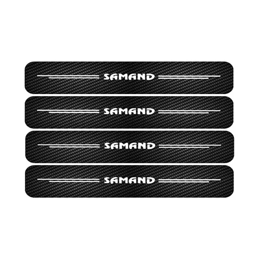 برچسب پارکابی خودرو مدل کربن کد SP143 سمند بسته 4 عددی