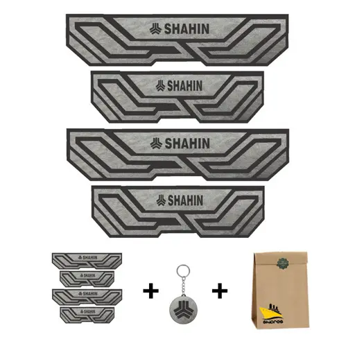 برچسب پارکابی خودرو شیپرس کد SP019 شاهین بسته 4 عددی