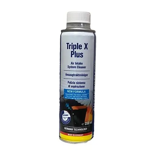 مکمل تمیزکننده سیستم ورودی هوای موتور Triple X Plus حجم 250 میلی لیتر