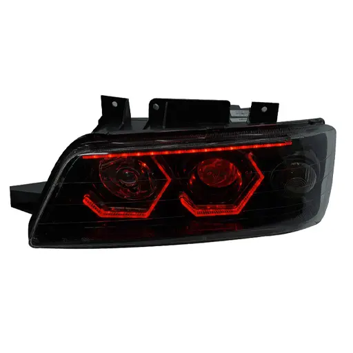 چراغ جلو اسپرت پژو 405 مدرن مدل 3D-Hexa-Devil-R 2 عددی