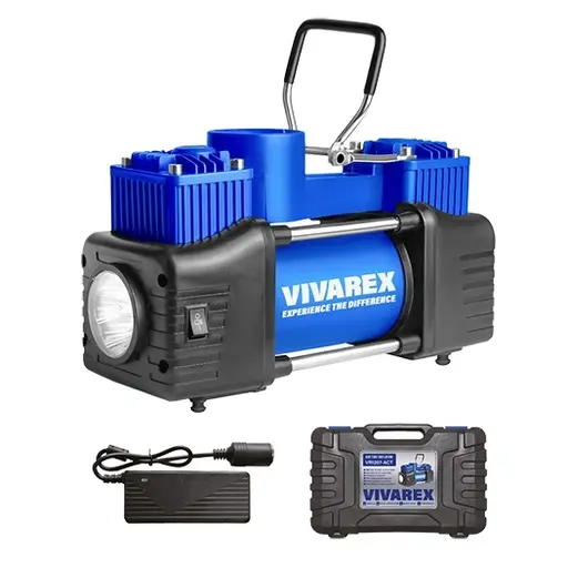 کمپرسور فندکی دو سیلندر با لوازم ویوارکس مدل VR1207-ACT