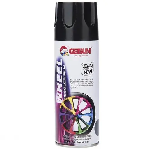 اسپری رنگ رینگ خودرو گتسان مدل G-9026 حجم 450 میلی‌لیتر