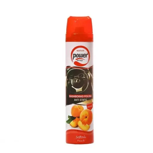اسپری پولیش داشبورد پاور مدل peach حجم 300 میلی‌لیتر