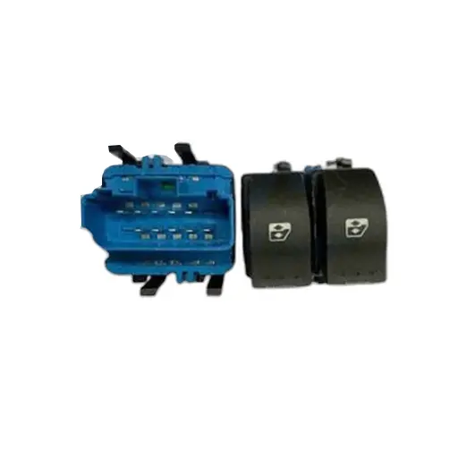 کلیدشیشه بالابر درب جلو مگان NPCO برقی دو پل (چپ) آبی