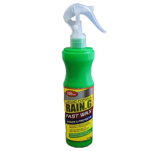 اسپری معطر تمیز کننده و براق کننده چند منظوره RAIN.G رنگ سبز حجم 300 میلی لیتر