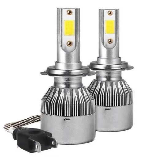 لامپ هدلایت خودرو مدل C6 H7 پژو پارس بسته دو عددی