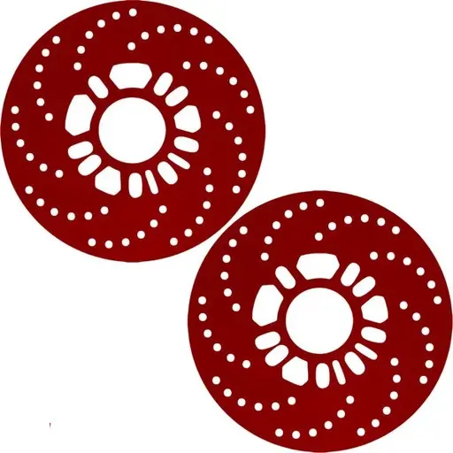 صفحه پشت رینگ خودرو مدل 53X1 سایز 1.1 اینچ بسته دو عددی