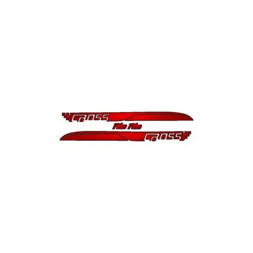 برچسب بدنه خودرو رایسان طرح پارکابی  کد Pb001r مناسب برای کوییک بسته 4 عددی