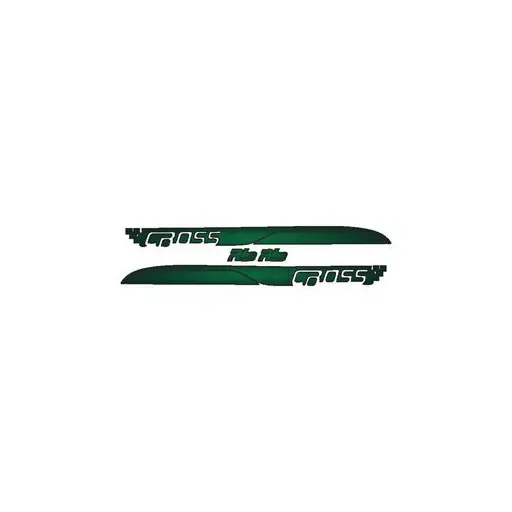 برچسب بدنه خودرو رایسان طرح پارکابی مناسب کوییک  کد Pb004g بسته 4 عددی