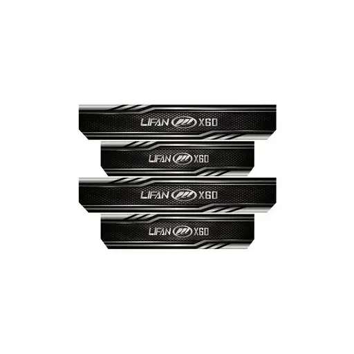برچسب پارکابی خودرو رایسان کد SP2028 مناسب برای لیفان X60 بسته 4 عددی