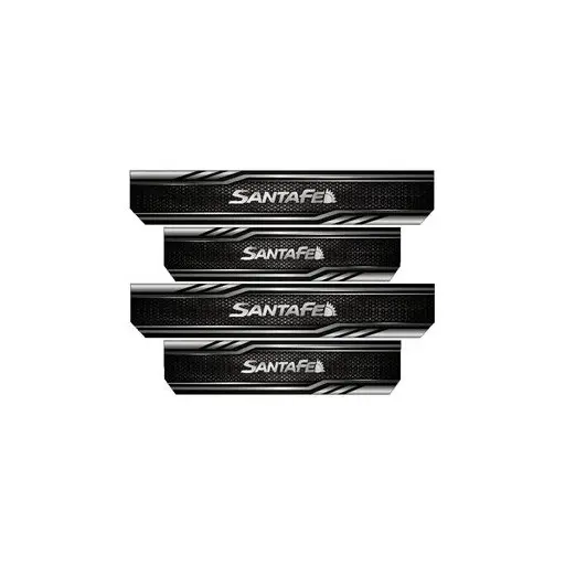 برچسب پارکابی خودرو رایسان کد SP2068 مناسب برای هیوندای سانتافه مجموعه 4 عددی