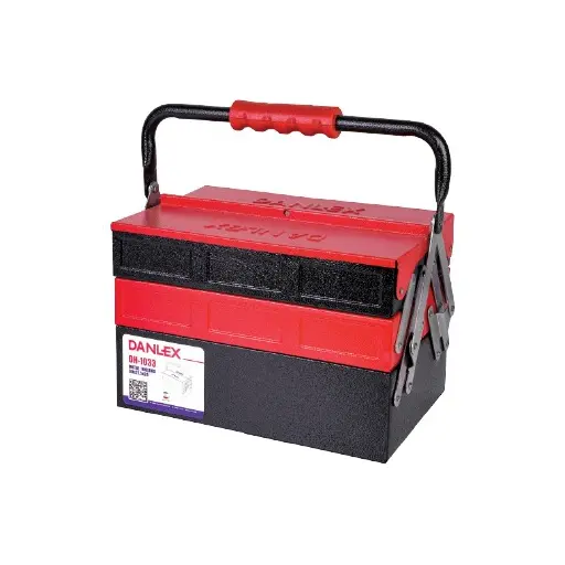 جعبه ابزار فلزی اتوماتیک 30 سانتی‌متر 3 طبقه دنلکس مدل DH-1033