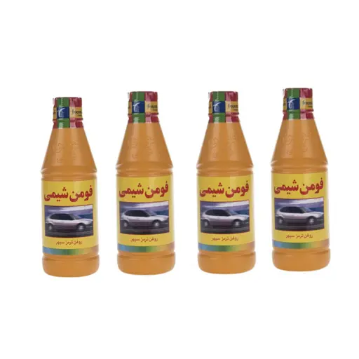 روغن ترمز فومن شیمی مدل Dot 3 وزن 250 میلی لیتر بسته 4 عددی