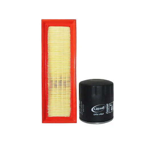فیلتر هوای خودرو کاسپین مدل FC3137 به همراه فیلتر روغن پژو 405