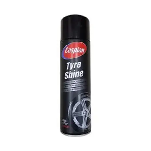اسپری براق کننده لاستیک کاسپین مدل FOAM حجم 500 میلی لیتر