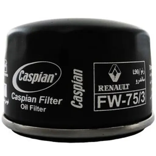 فیلتر روغن خودروی کاسپین مدل FW-75/3 رنو مگان