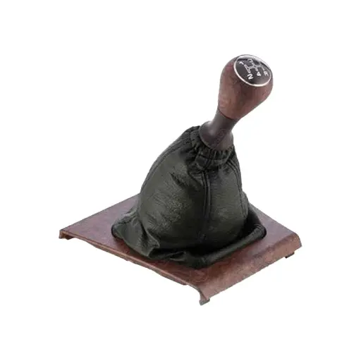 دسته دنده مونتاژ شده پژو پارس آذین پارت با قاب گردگیر مات چوبی