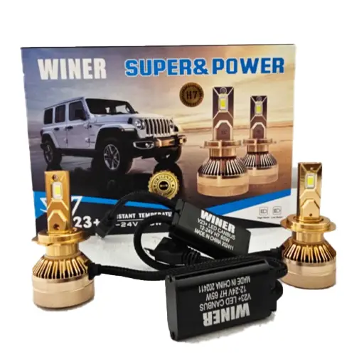 خرید هدلایت وینر 65W مدل V23  بسته 2 عددی پایه H7