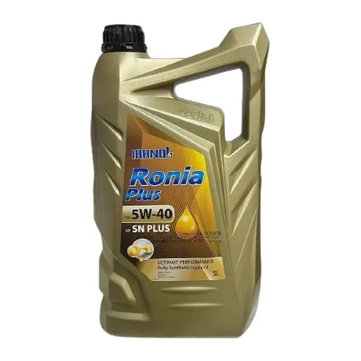 روغن موتور ایرانول رونیا پلاس +5W40 SN حجم 5 لیتر ظرف پلاستیکی