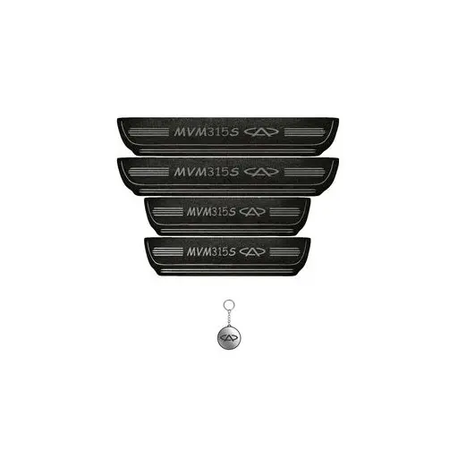 برچسب پارکابی خودرو لندمون کد LMm008 MS ام وی ام 315s مجموعه 4 عددی به همراه جا کلیدی