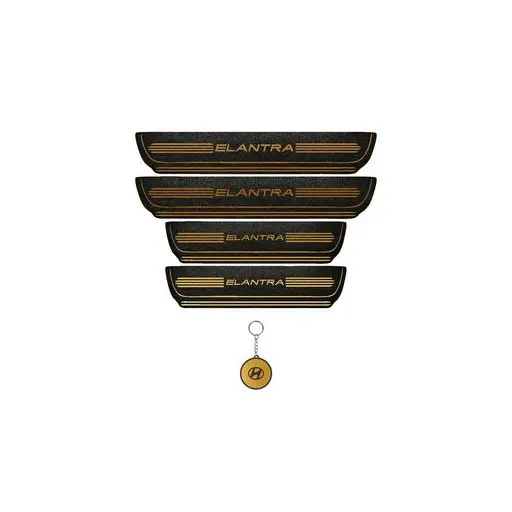 برچسب پارکابی خودرو لندمون کد LMm0071 MT هیوندا النترا مجموعه 4 عددی به همراه جا کلیدی