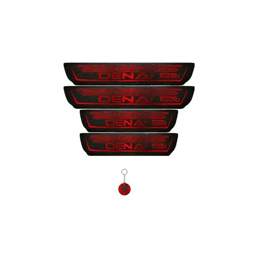 برچسب پارکابی خودرو لندمون کد LM029 MR دنا پلاس مجموعه 4 عددی به همراه جاکلیدی