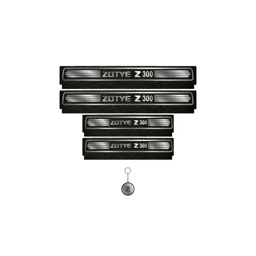 برچسب پارکابی خودرو لندمون کد LM139 MS زوتی مجموعه 4 عددی به همراه جا کلیدی