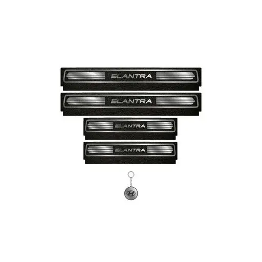 برچسب پارکابی خودرو لندمون کد LM115 MS النترا مجموعه 4 عددی به همراه جاکلیدی