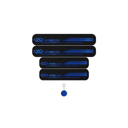 برچسب پارکابی خودرو لندمون کد LC033 MB ام وی ام 110 مجموعه 4 عددی به همراه جاکلیدی