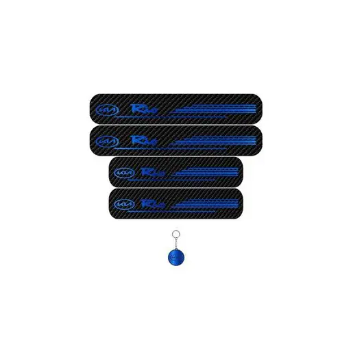 برچسب پارکابی خودرو لندمون کد LC044 MB کیا ریو مجموعه 4 عددی به همراه جاکلیدی