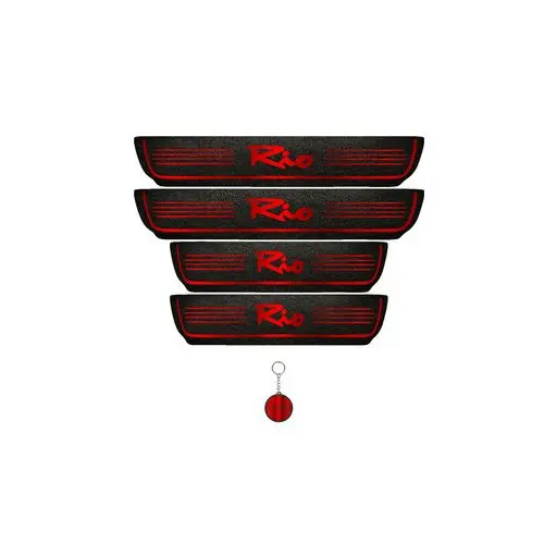 برچسب پارکابی خودرو لندمون کد LM004 MR کیا ریو به همراه جاکلیدی